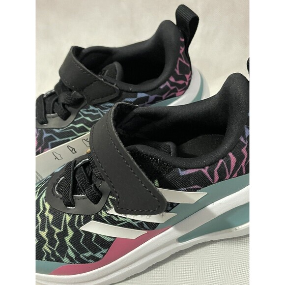 Adidas FortaRun Sneakers Size 7K Toddler Multicolor Girls - Picture 3 of 8